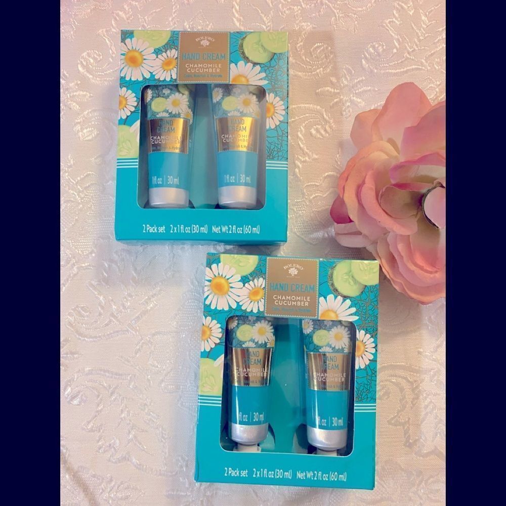 🛍Bolero By Beverly Hills Hand Cream  Chamomile Cucumber  calm Nourish🎉🎊